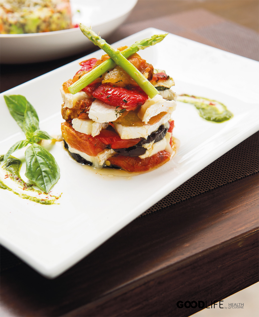 Goat Cheese Vegetarian Mille-Feuille