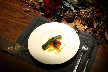 UnagiResotto with Hijiki and Truffle Creamy Sauce