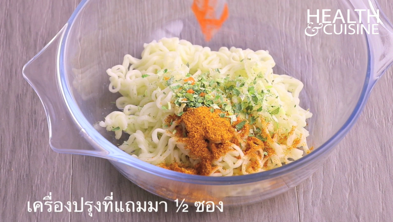 บะหมี่เกี๊ยวคางกุ้งทอด