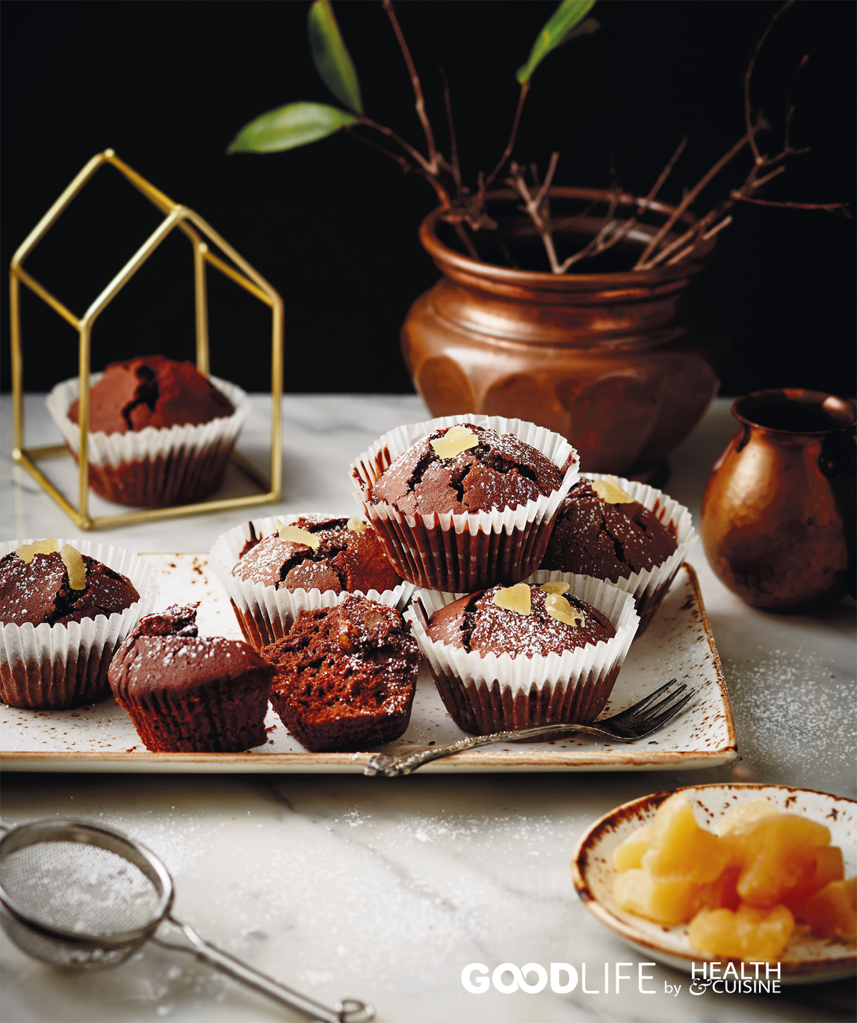 Ginger Chocolate Muffin