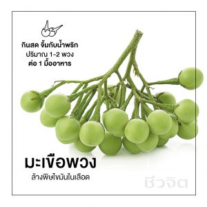 สมุนไพร ล้างพิษ, มะเขือพวง, ไขมันสูง
